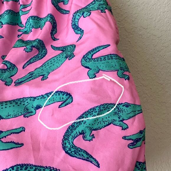 NWOT CHUBBIES The Glades 5.5" Pink Alligator Swim Trunks - Picture 4 of 10